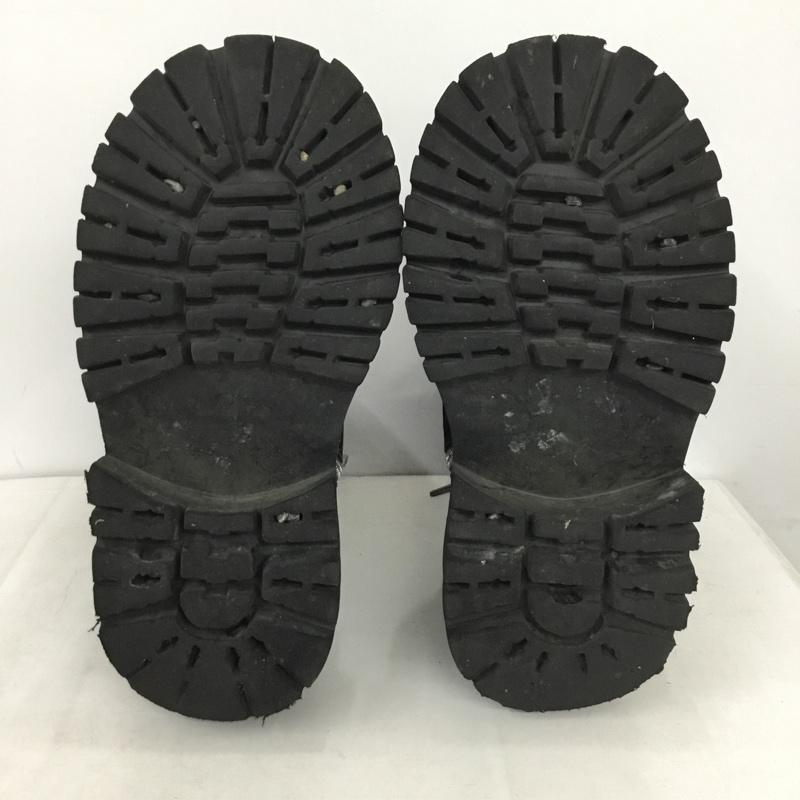 古着 USED ブーツ 一般 unconscious ボリュームブーツ サイドファスナー レースアップ 42 インソール 無地 黒 / ブラック / black メンズ USED 古着 中古 10158329