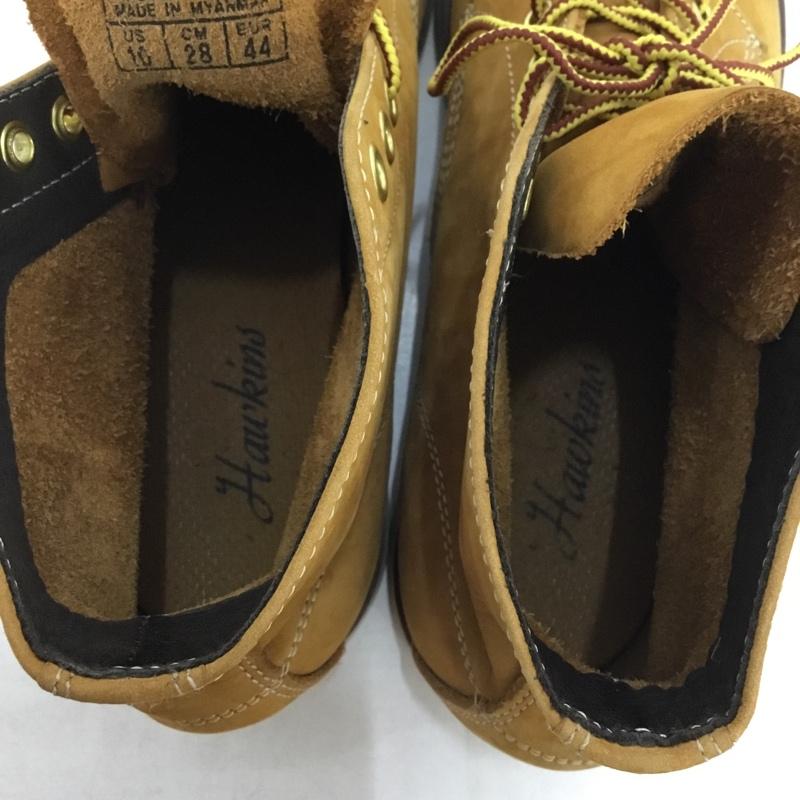 ホーキンス Hawkins ブーツ ショートブーツ ワークブーツ US10 HL40062 6インチプレーントゥ 28cm 28.0cm 無地 キャメル / キャメル / メンズ USED 古着 中古 10158331