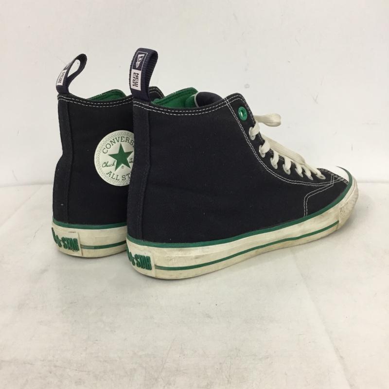 コンバース CONVERSE スニーカー スニーカー 33500370 ALL STAR GF NE HI ゴルフシューズ スパイクレス 26.5cm NEW ERA 26.5cm ロゴ、文字 紺 / ネイビー / navy X 緑 / グリーン / green X 白 / ホワイト / white メンズ USED 古着 中古 10158332