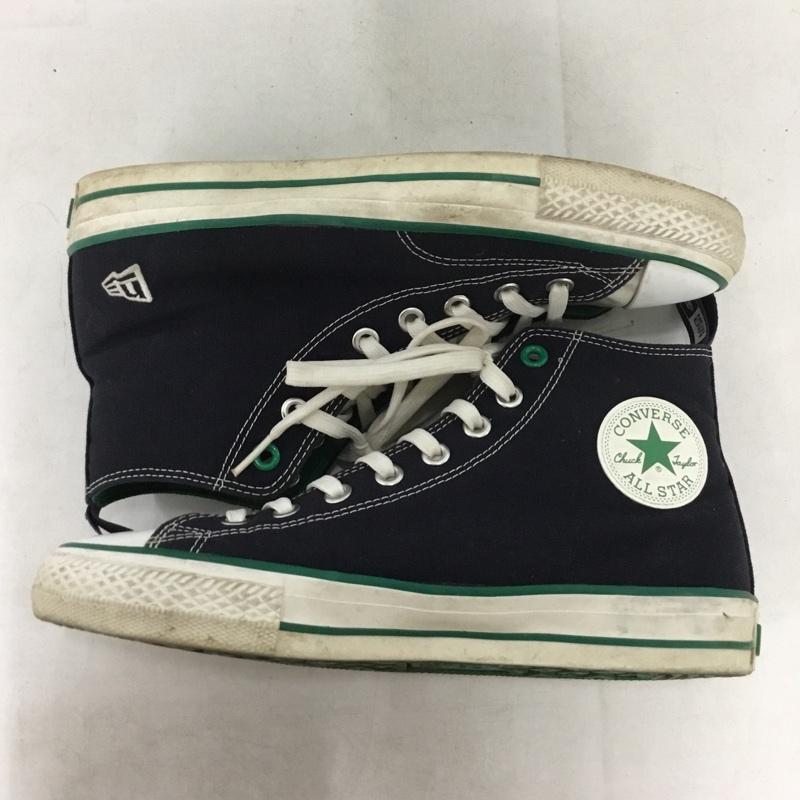コンバース CONVERSE スニーカー スニーカー 33500370 ALL STAR GF NE HI ゴルフシューズ スパイクレス 26.5cm NEW ERA 26.5cm ロゴ、文字 紺 / ネイビー / navy X 緑 / グリーン / green X 白 / ホワイト / white メンズ USED 古着 中古 10158332