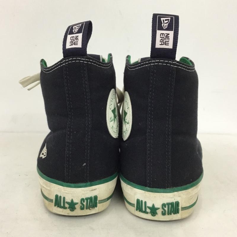 コンバース CONVERSE スニーカー スニーカー 33500370 ALL STAR GF NE HI ゴルフシューズ スパイクレス 26.5cm NEW ERA 26.5cm ロゴ、文字 紺 / ネイビー / navy X 緑 / グリーン / green X 白 / ホワイト / white メンズ USED 古着 中古 10158332