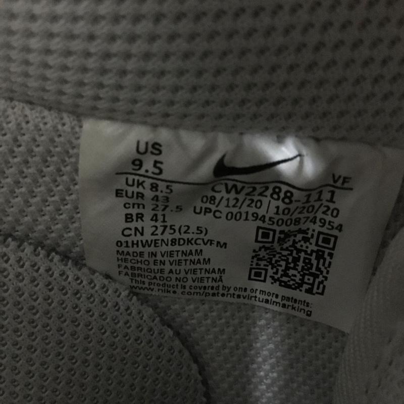 ナイキ NIKE スニーカー スニーカー CW2288-111 AIR FORCE 1 07 27.5cm 27.5cm ロゴ、文字 白 / ホワイト / white メンズ USED 古着 中古 10158333