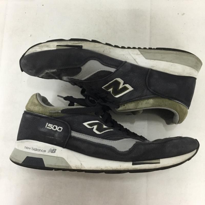 ニューバランス New Balance スニーカー スニーカー M1500NAG MADE IN ENGLAND UK9 US：9.5 ロゴ、文字 紺 / ネイビー / navy メンズ USED 古着 中古 10158334