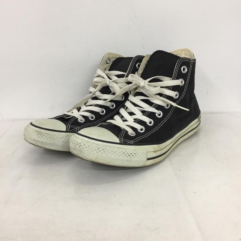 コンバース CONVERSE スニーカー スニーカー M9160 キャンバス オールスター HI 26.5cm 26.5cm ロゴ、文字 黒 / ブラック / black X 白 / ホワイト / white メンズ USED 古着 中古 10158335