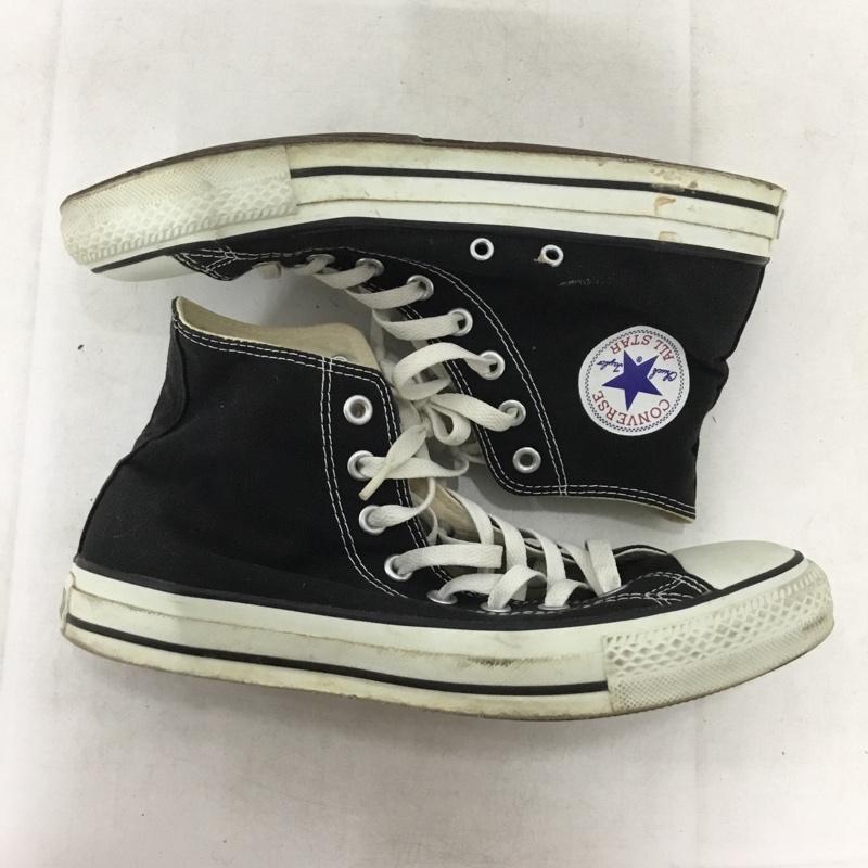 コンバース CONVERSE スニーカー スニーカー M9160 キャンバス オールスター HI 26.5cm 26.5cm ロゴ、文字 黒 / ブラック / black X 白 / ホワイト / white メンズ USED 古着 中古 10158335