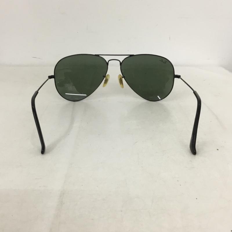 レイバン Ray-Ban めがね・サングラス サングラス RB3025 AVIATOR CLASSIC ケース付き ロゴ、文字 黒 / ブラック / black メンズ USED 古着 中古 10158340