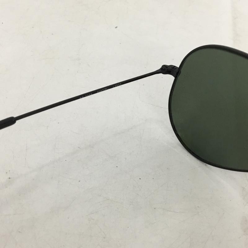レイバン Ray-Ban めがね・サングラス サングラス RB3025 AVIATOR CLASSIC ケース付き ロゴ、文字 黒 / ブラック / black メンズ USED 古着 中古 10158340