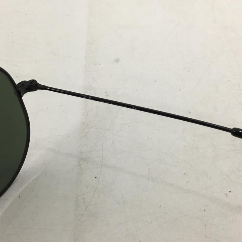 レイバン Ray-Ban めがね・サングラス サングラス RB3025 AVIATOR CLASSIC ケース付き ロゴ、文字 黒 / ブラック / black メンズ USED 古着 中古 10158340