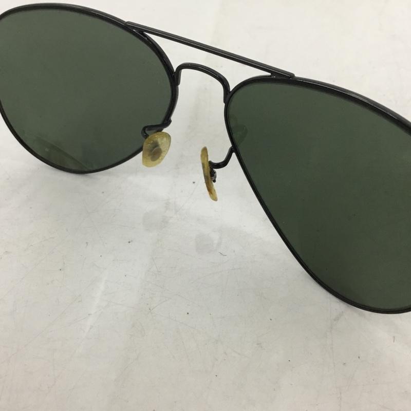 レイバン Ray-Ban めがね・サングラス サングラス RB3025 AVIATOR CLASSIC ケース付き ロゴ、文字 黒 / ブラック / black メンズ USED 古着 中古 10158340