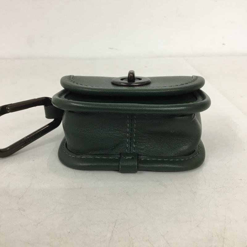 コーチ COACH ファッション小物 ファッション小物 C3163 バッグチャーム ミニポーチ 小物入れ ロゴ、文字 緑 / グリーン / green レディース USED 古着 中古 10158341