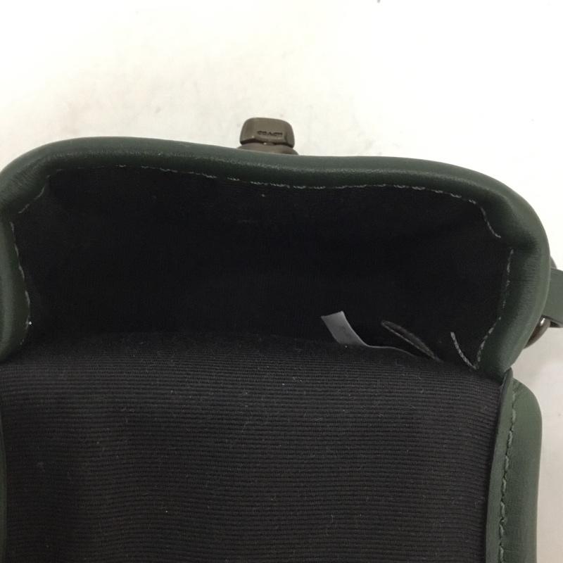 コーチ COACH ファッション小物 ファッション小物 C3163 バッグチャーム ミニポーチ 小物入れ ロゴ、文字 緑 / グリーン / green レディース USED 古着 中古 10158341