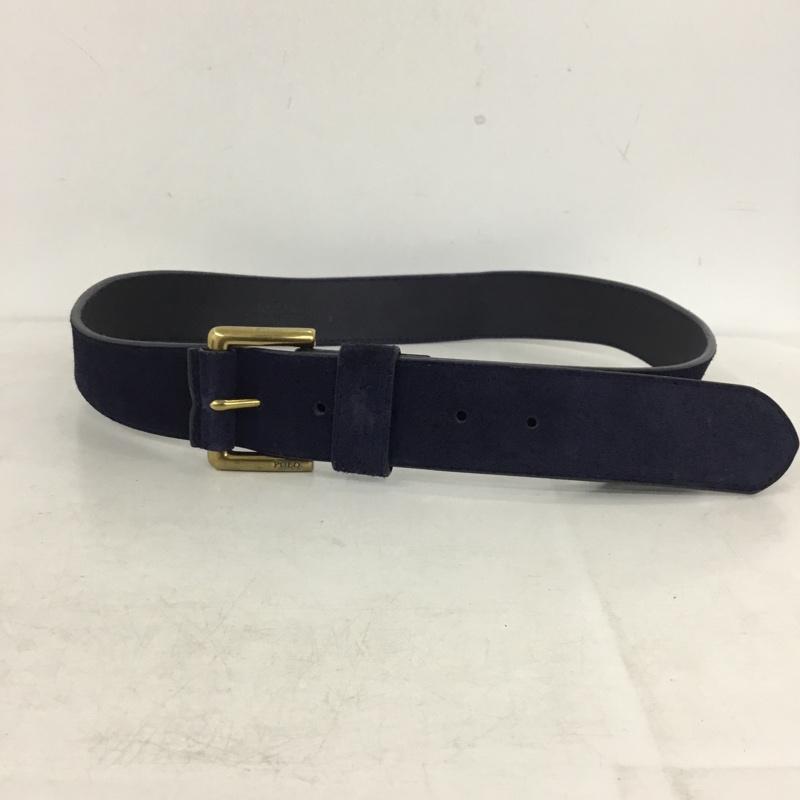 ポロラルフローレン POLO RALPH LAUREN ベルト・バックル ベルト ワンポイント 紺 / ネイビー / navy メンズ USED 古着 中古 10158343