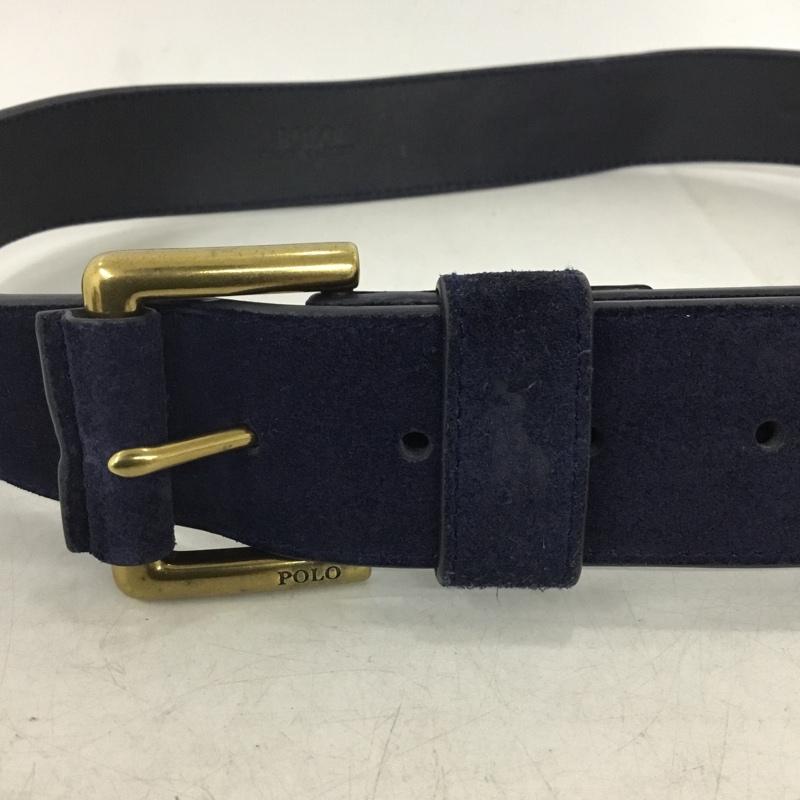 ポロラルフローレン POLO RALPH LAUREN ベルト・バックル ベルト ワンポイント 紺 / ネイビー / navy メンズ USED 古着 中古 10158343