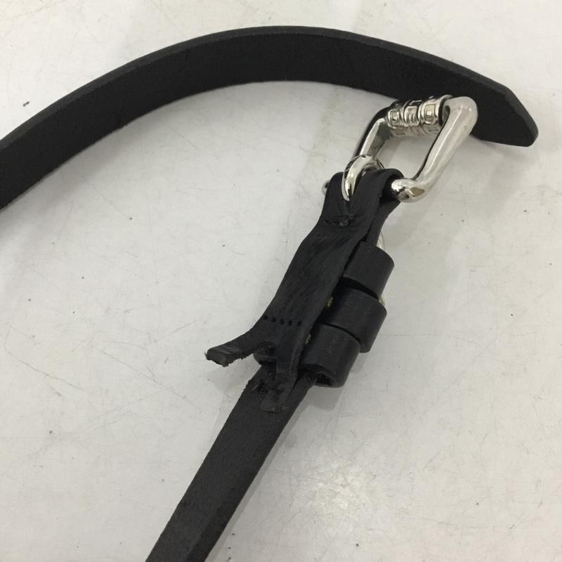 ディーゼル DIESEL ベルト・バックル ベルト イタリア製 レザー ロゴ、文字 黒 / ブラック / black レディース USED 古着 中古 10158344
