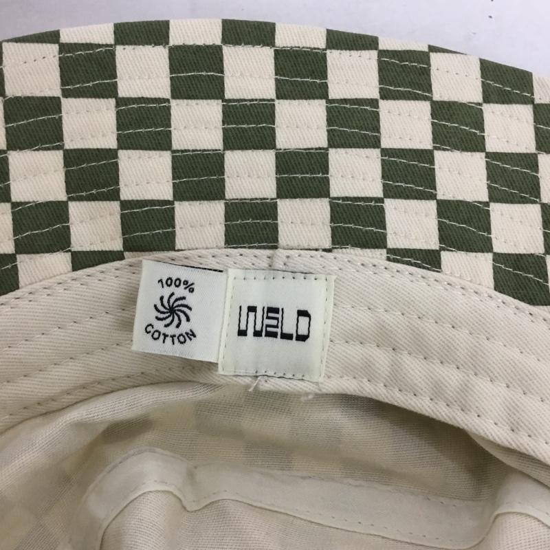 古着 USED 帽子 ハット WELD MFG バケットハット バケハ チェック カーキ / カーキ / khaki X アイボリー / アイボリー / メンズ USED 古着 中古 10158346