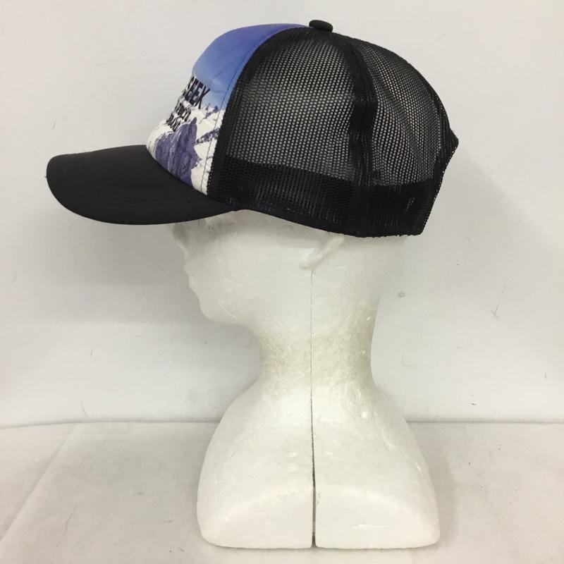 ハイドアンドシーク HIDE AND SEEK 帽子 キャップ メッシュキャップ ロゴ、文字 黒 / ブラック / black メンズ USED 古着 中古 10158347