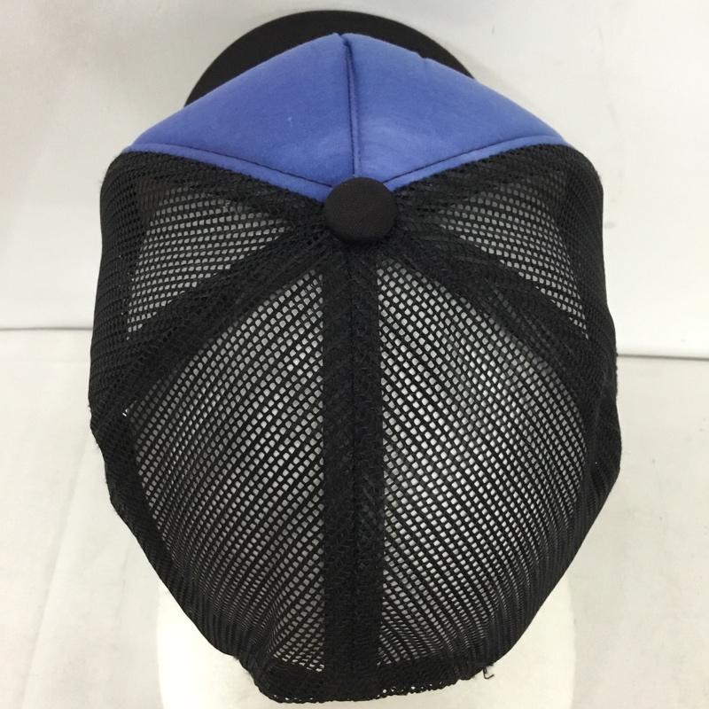 ハイドアンドシーク HIDE AND SEEK 帽子 キャップ メッシュキャップ ロゴ、文字 黒 / ブラック / black メンズ USED 古着 中古 10158347