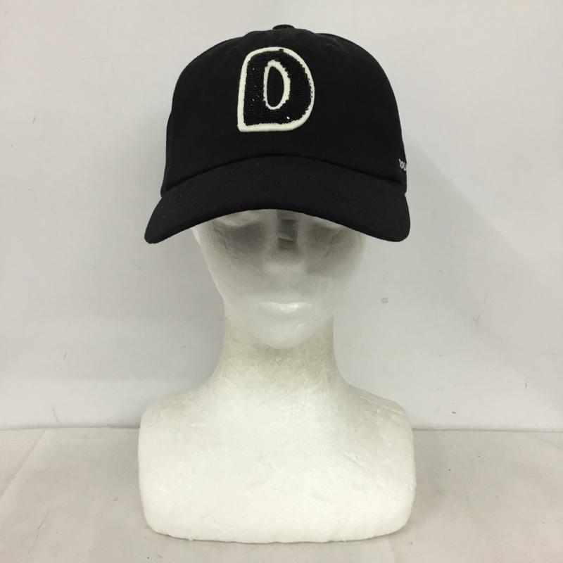 ダブル スタンダード クロージング DOUBLE STANDARD CLOTHING 帽子 キャップ 0600-020-201 ベースボールキャップ コットン FREE ワンポイント 黒 / ブラック / black レディース USED 古着 中古 10158348