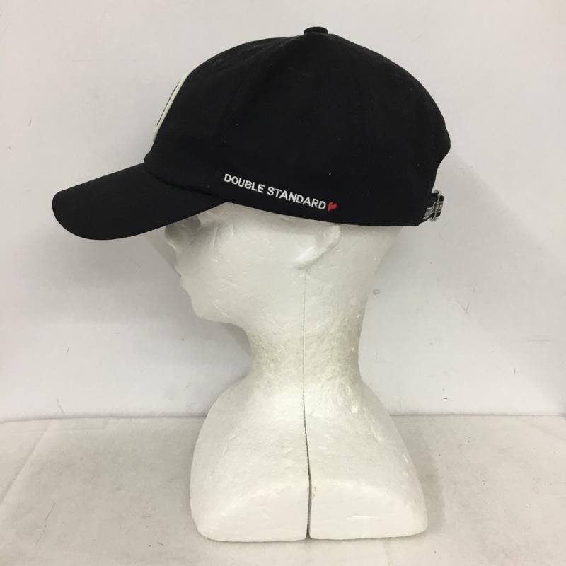 ダブル スタンダード クロージング DOUBLE STANDARD CLOTHING 帽子 キャップ 0600-020-201 ベースボールキャップ コットン FREE ワンポイント 黒 / ブラック / black レディース USED 古着 中古 10158348