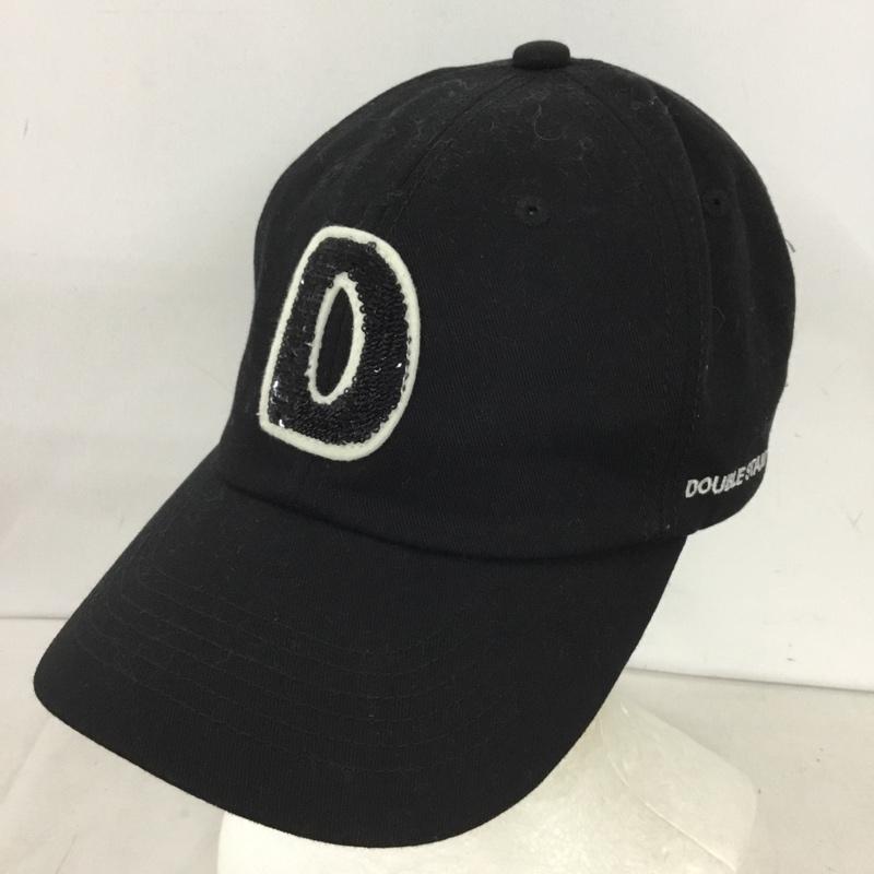 ダブル スタンダード クロージング DOUBLE STANDARD CLOTHING 帽子 キャップ 0600-020-201 ベースボールキャップ コットン FREE ワンポイント 黒 / ブラック / black レディース USED 古着 中古 10158348