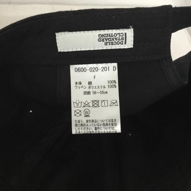 ダブル スタンダード クロージング DOUBLE STANDARD CLOTHING 帽子 キャップ 0600-020-201 ベースボールキャップ コットン FREE ワンポイント 黒 / ブラック / black レディース USED 古着 中古 10158348