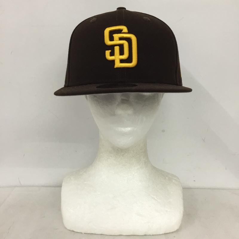 ニューエラ NEW ERA 帽子 キャップ 9FIFTY サンディエゴ パドレス SD ONE SIZE ロゴ、文字 茶 / ブラウン / brown メンズ USED 古着 中古 10158349