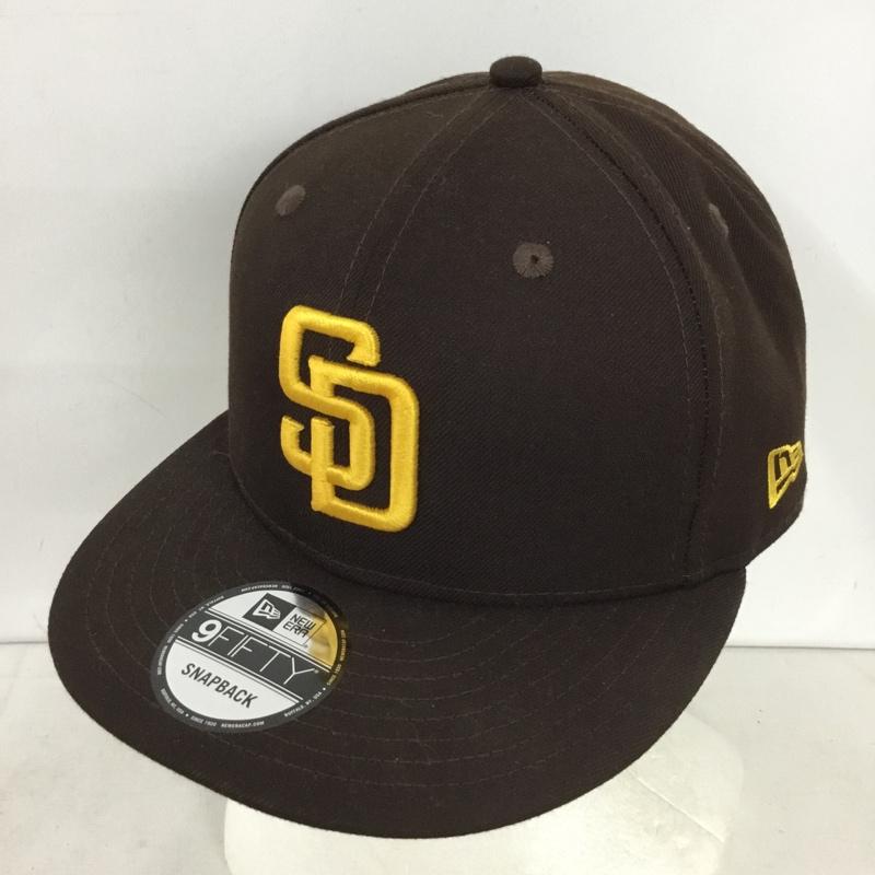ニューエラ NEW ERA 帽子 キャップ 9FIFTY サンディエゴ パドレス SD ONE SIZE ロゴ、文字 茶 / ブラウン / brown メンズ USED 古着 中古 10158349
