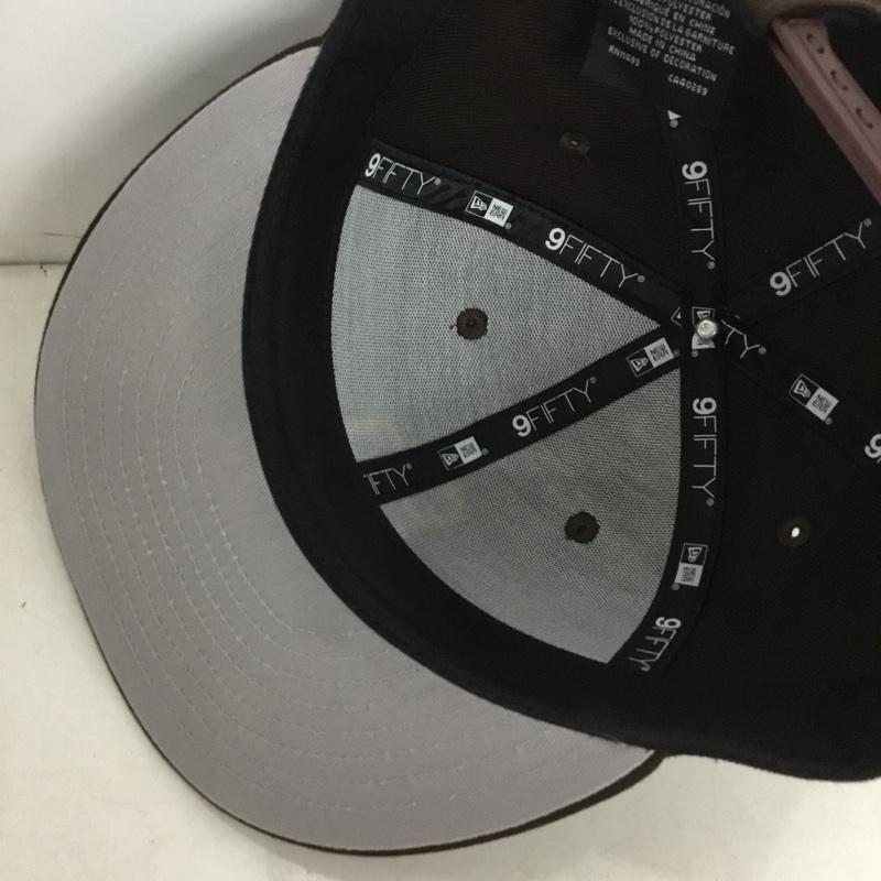 ニューエラ NEW ERA 帽子 キャップ 9FIFTY サンディエゴ パドレス SD ONE SIZE ロゴ、文字 茶 / ブラウン / brown メンズ USED 古着 中古 10158349