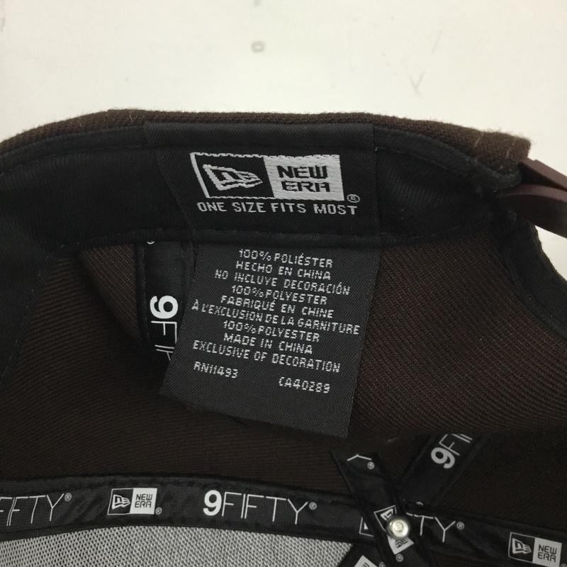 ニューエラ NEW ERA 帽子 キャップ 9FIFTY サンディエゴ パドレス SD ONE SIZE ロゴ、文字 茶 / ブラウン / brown メンズ USED 古着 中古 10158349