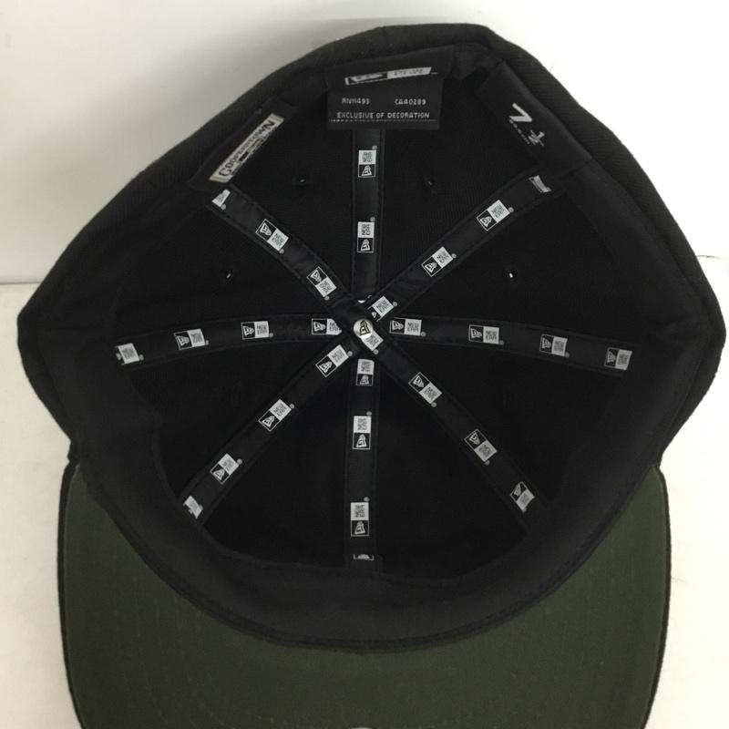 ニューエラ NEW ERA 帽子 キャップ NY 59.6cm ロゴ、文字 黒 / ブラック / black メンズ USED 古着 中古 10158350