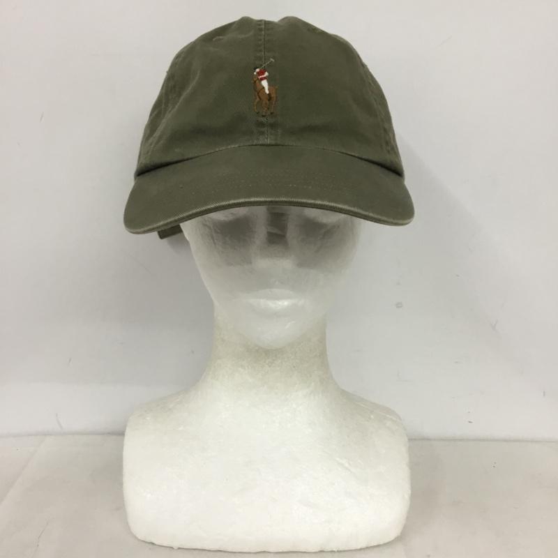 ポロラルフローレン POLO RALPH LAUREN 帽子 キャップ ワンポイント カーキ / カーキ / khaki メンズ USED 古着 中古 10158352