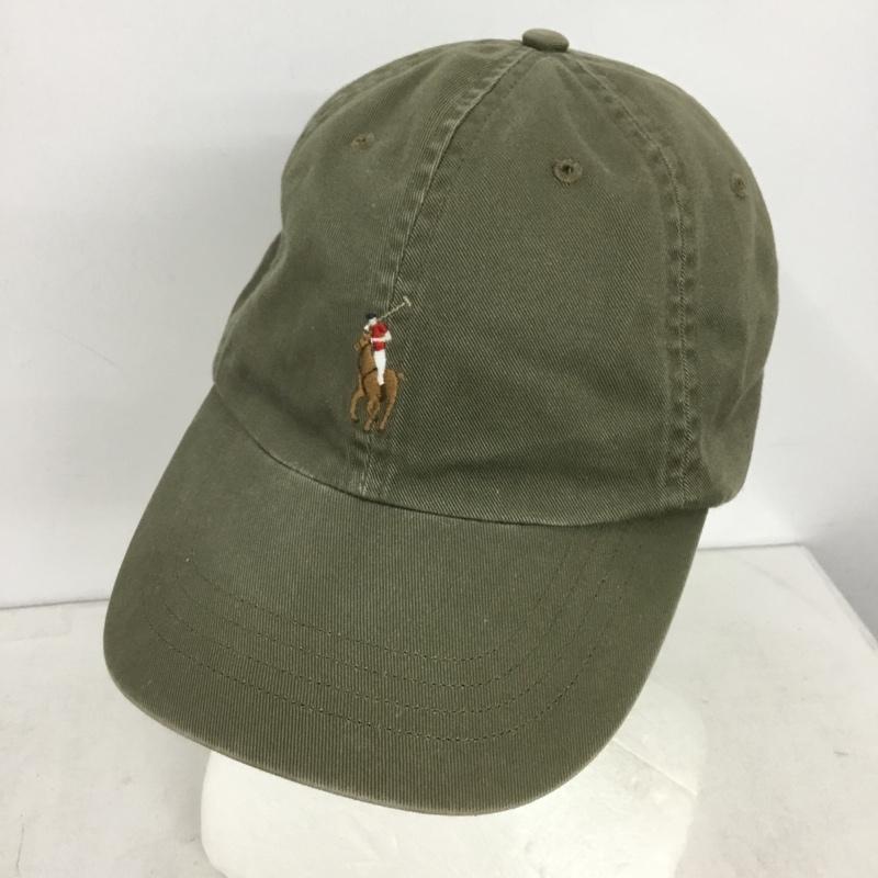 ポロラルフローレン POLO RALPH LAUREN 帽子 キャップ ワンポイント カーキ / カーキ / khaki メンズ USED 古着 中古 10158352