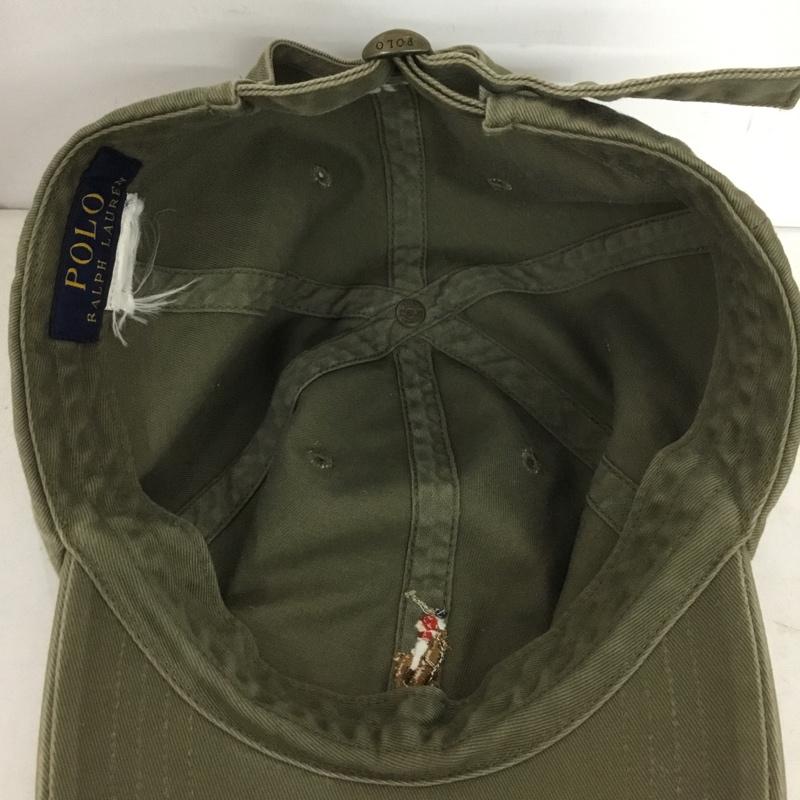 ポロラルフローレン POLO RALPH LAUREN 帽子 キャップ ワンポイント カーキ / カーキ / khaki メンズ USED 古着 中古 10158352