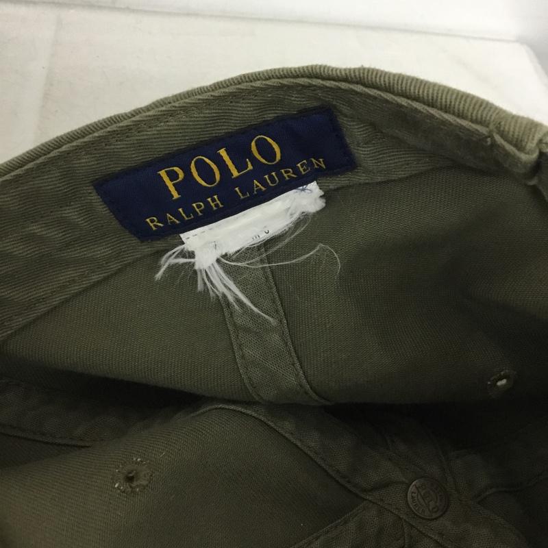 ポロラルフローレン POLO RALPH LAUREN 帽子 キャップ ワンポイント カーキ / カーキ / khaki メンズ USED 古着 中古 10158352