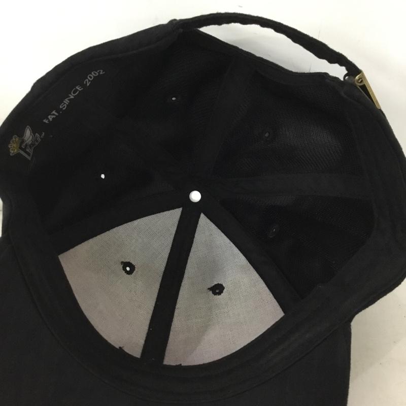 エフエイティー FAT 帽子 キャップ F32110-CP02-AB ロゴ、文字 黒 / ブラック / black メンズ USED 古着 中古 10158353