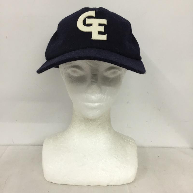 グッドイナフ GOODENOUGH 帽子 キャップ フェルトキャップ ロゴ、文字 紺 / ネイビー / navy メンズ USED 古着 中古 10158355