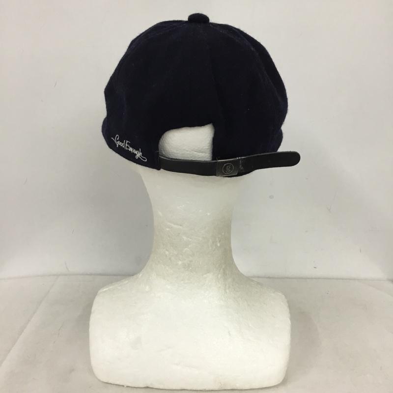 グッドイナフ GOODENOUGH 帽子 キャップ フェルトキャップ ロゴ、文字 紺 / ネイビー / navy メンズ USED 古着 中古 10158355