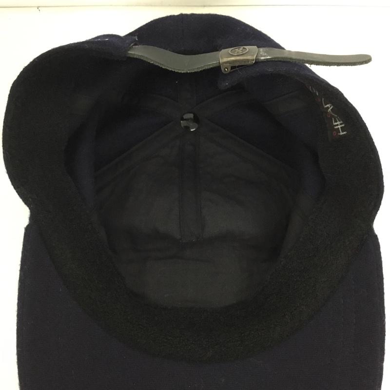 グッドイナフ GOODENOUGH 帽子 キャップ フェルトキャップ ロゴ、文字 紺 / ネイビー / navy メンズ USED 古着 中古 10158355