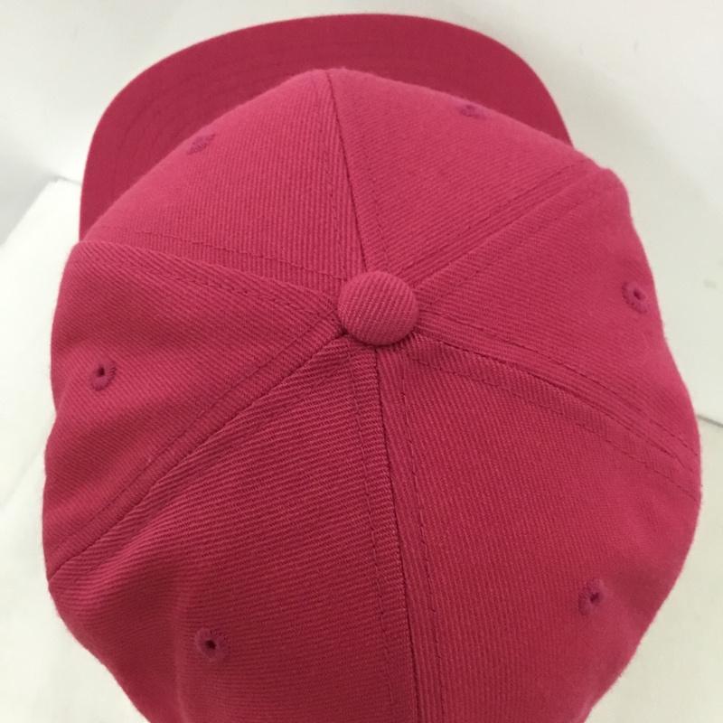 ステューシー STUSSY 帽子 キャップ スナップバック ロゴ、文字 桃 / ピンク / pink メンズ USED 古着 中古 10158356