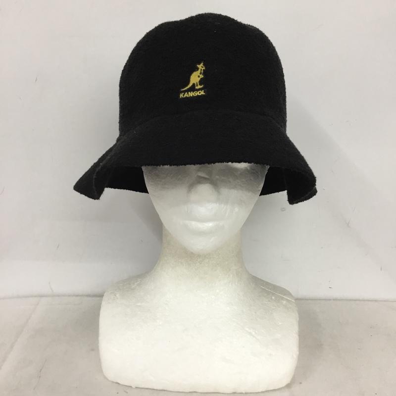 カンゴール KANGOL 帽子 ハット 0397BC バミューダ カジュアル ロゴ、文字 黒 / ブラック / black メンズ USED 古着 中古 10158359