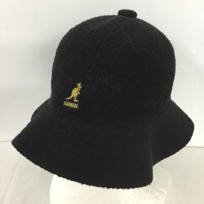 カンゴール KANGOL 帽子 ハット 0397BC バミューダ カジュアル ロゴ、文字 黒 / ブラック / black メンズ USED 古着 中古 10158359