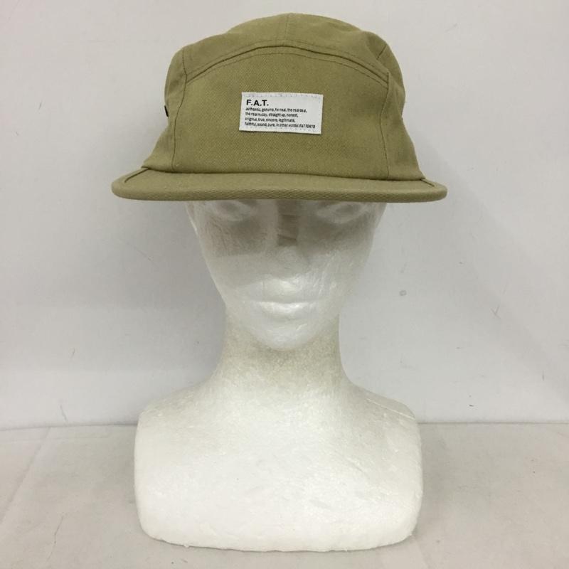 エフエイティー FAT 帽子 キャップ F32210-CP09-AB ジェットキャップ KOSTON ロゴ、文字 ベージュ / ベージュ / beige メンズ USED 古着 中古 10158360