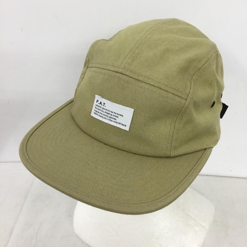 エフエイティー FAT 帽子 キャップ F32210-CP09-AB ジェットキャップ KOSTON ロゴ、文字 ベージュ / ベージュ / beige メンズ USED 古着 中古 10158360