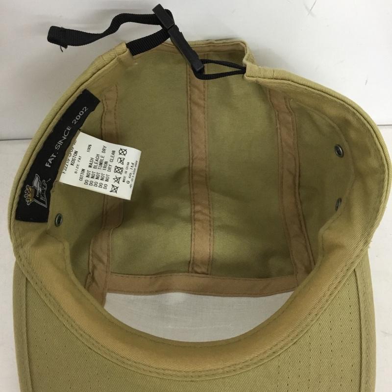 エフエイティー FAT 帽子 キャップ F32210-CP09-AB ジェットキャップ KOSTON ロゴ、文字 ベージュ / ベージュ / beige メンズ USED 古着 中古 10158360