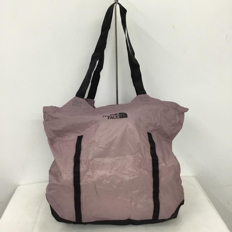 ザノースフェイス THE NORTH FACE トートバッグ トートバッグ NM62377 メイフライトート パッカブル タグ付き ロゴ、文字 黒 / ブラック / black X 紫 / パープル / purple メンズ USED 古着 中古 10158365