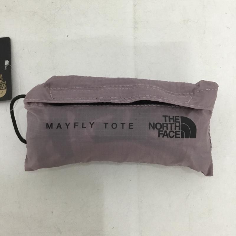 ザノースフェイス THE NORTH FACE トートバッグ トートバッグ NM62377 メイフライトート パッカブル タグ付き ロゴ、文字 黒 / ブラック / black X 紫 / パープル / purple メンズ USED 古着 中古 10158365