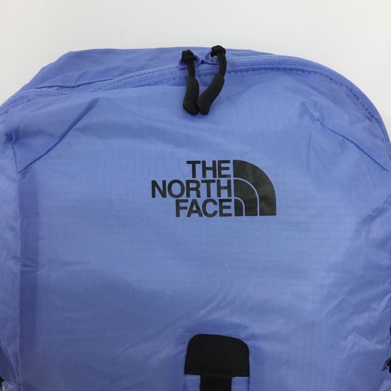 ザノースフェイス THE NORTH FACE リュックサック、デイパック リュックサック、デイバッグ NM62376 メイフライパック22 パッカブル タグ付き ロゴ、文字 黒 / ブラック / black X 青 / ブルー / blue メンズ USED 古着 中古 10158366