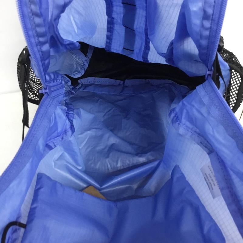 ザノースフェイス THE NORTH FACE リュックサック、デイパック リュックサック、デイバッグ NM62376 メイフライパック22 パッカブル タグ付き ロゴ、文字 黒 / ブラック / black X 青 / ブルー / blue メンズ USED 古着 中古 10158366
