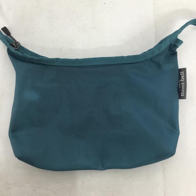 モンベル mont-bell ショルダーバッグ ショルダーバッグ 1123777 U.L.MONO ポーチ S ポケッタブル ロゴ、文字 青 / ブルー / blue メンズ USED 古着 中古 10158368