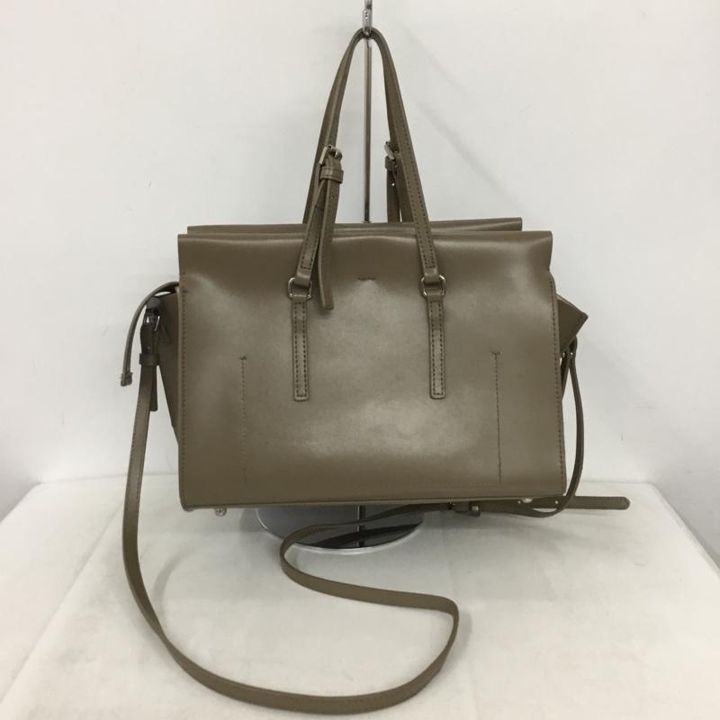 ヤーキ YAHKI ショルダーバッグ ショルダーバッグ 2WAY トートバッグ 無地 グレージュ / グレージュ / レディース USED 古着 中古 10158370